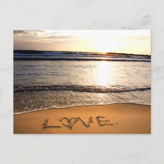 Carte postale Mariage Plage