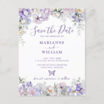 Mariage romantique floral lunatique Enregistrer la