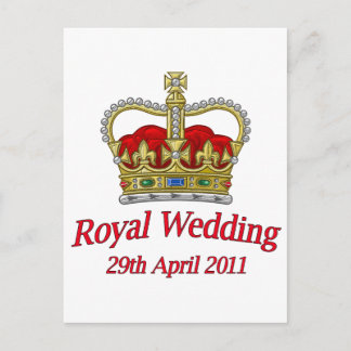 Carte Postale Mariage royal 29 avril 2011