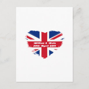 Carte Postale Mariage royal - Kate & William