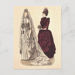 Carte Postale Mariage victorien