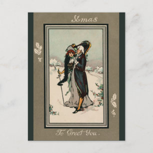 Carte Postale Mariages vintages de Noël