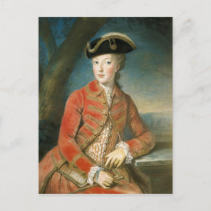 Carte Postale Marie Antoinette dans l'attrait de la chasse par K