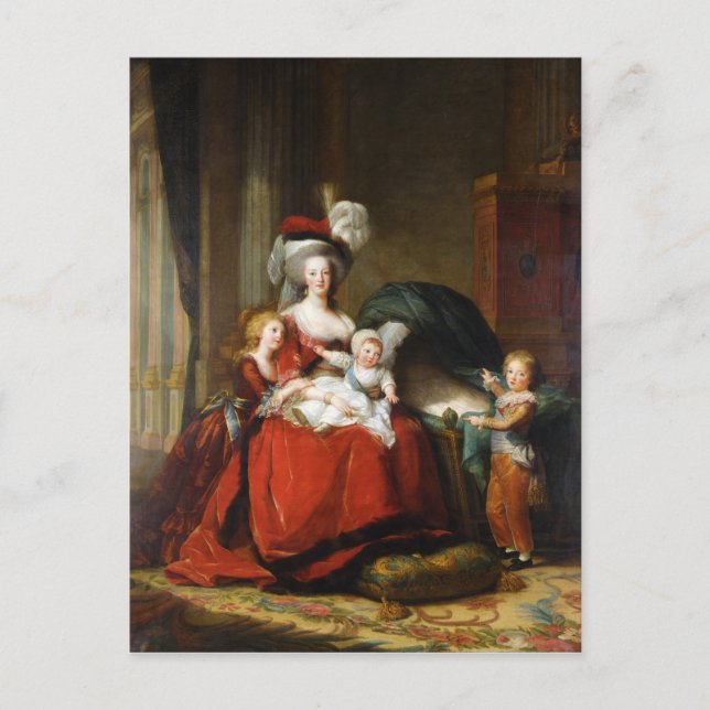 Carte Postale Marie-Antoinette de Lorraine-Habsbourg (Devant)