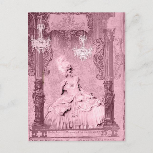 Carte Postale Marie Antoinette Immortal Memorie Customisée (Devant)