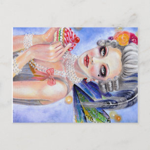 Carte Postale Marie Antoinette - Reine des Cupcakes