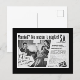 Carte Postale Marié ? Aucune raison de négliger "S.A." 😑
