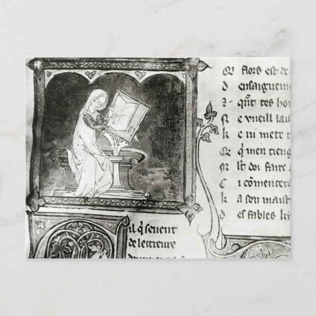 Carte Postale Marie de France écrit (Devant)