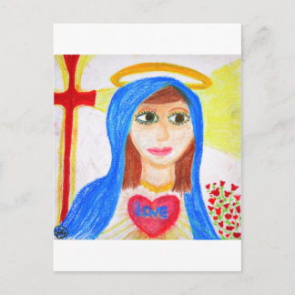 Carte Postale Marie, Mère de l'Amour