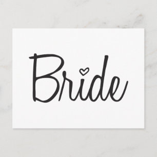 Carte Postale Mariée