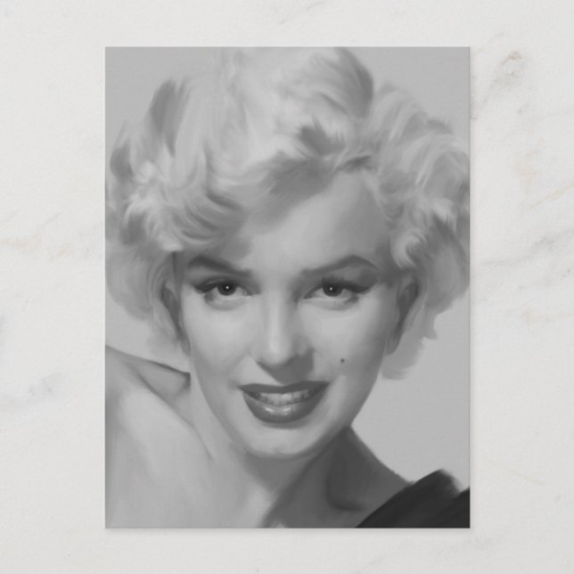 Carte Postale Marilyn le regard (Devant)