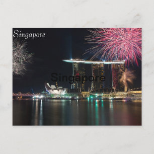 Carte Postale Marina Bay Singapour