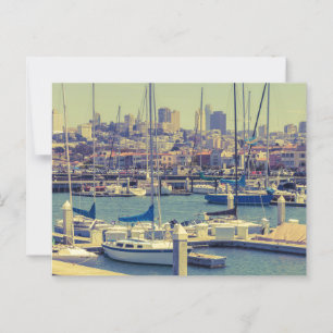 Carte Postale Marina et San Francisco Cityscape