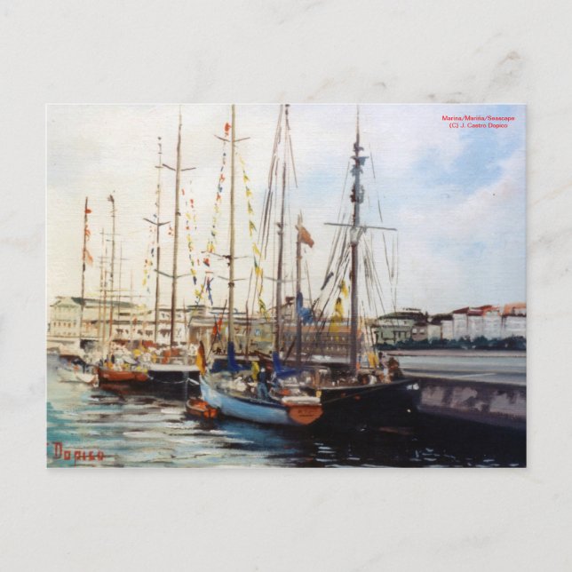 Carte Postale Marina/Mariña/Mer (Devant)