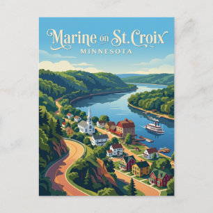 Carte Postale Marine on St. Croix États-Unis