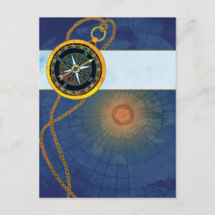 Carte Postale Mariner's Compass Business Promotion