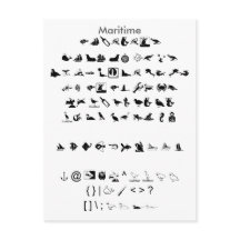 Maritime - Feuille d'échantillonnage de police Zaz