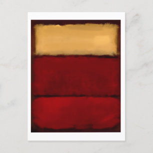 Carte Postale Mark Rothko art dans le style numérique 2
