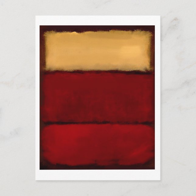 Carte Postale Mark Rothko art dans le style numérique 2 (Devant)