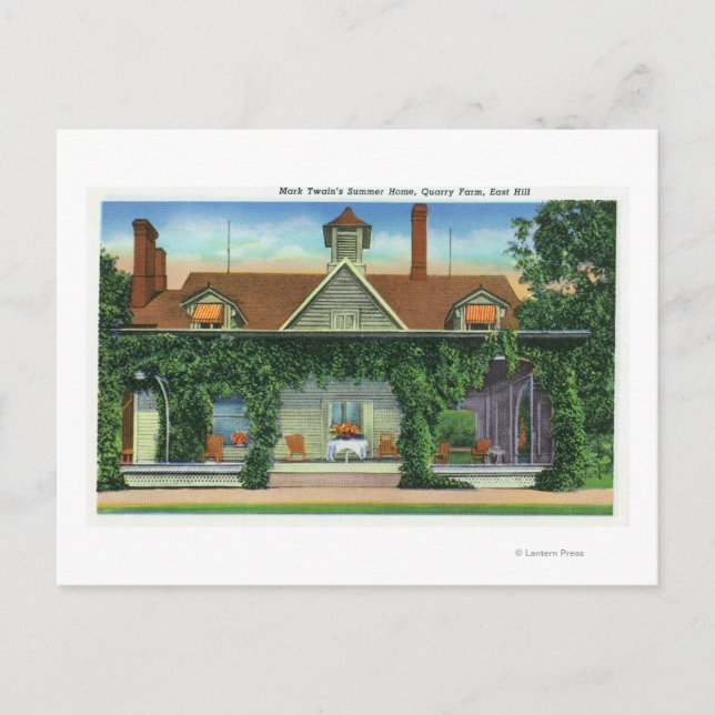 Carte Postale Mark Twain's Summer Home, Quarry Farm (Devant)