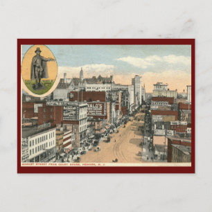 Carte Postale Market St., Newark NJ 1918 Vintage
