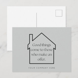 Carte Postale Marketing agricole immobilier