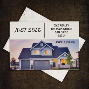 Carte Postale Marketing immobilier de vente minimale