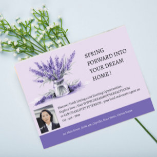 Carte Postale Marketing Immobilier Printemps Avancé