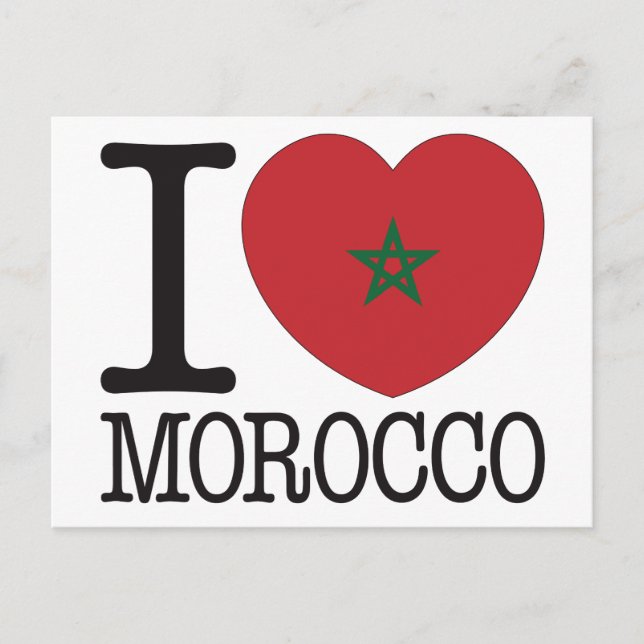 Carte Postale Maroc Love v2 (Devant)