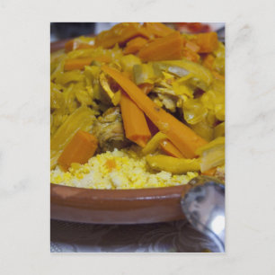 Carte Postale Maroc, Tétouan. Cuisine traditionnelle marocaine