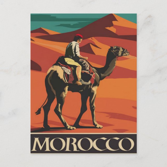 Carte Postale Maroc Vintage (Devant)