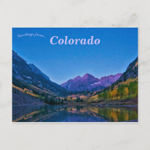 Carte Postale Maroon Bells Colorado