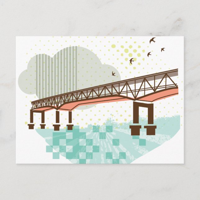 Carte Postale Marquam Bridge Portland (Devant)