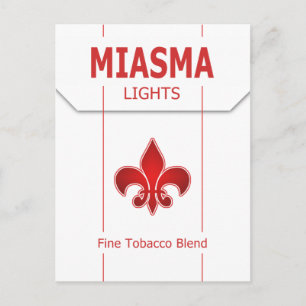 Carte Postale Marque de Miasme Faux