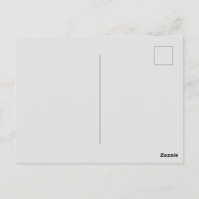 Carte Postale Marque personnalisée gris clair image-parfait stan (Dos)