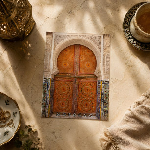 Carte Postale Marrakech colorée Architecture marocaine