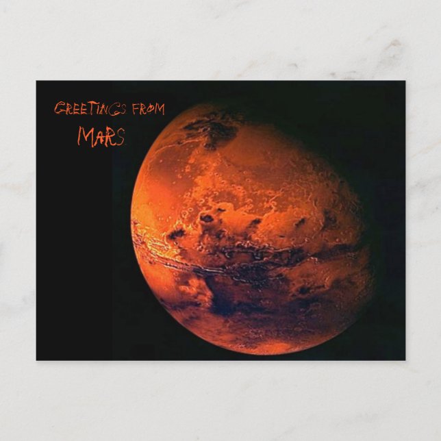 Carte Postale Mars (Devant)