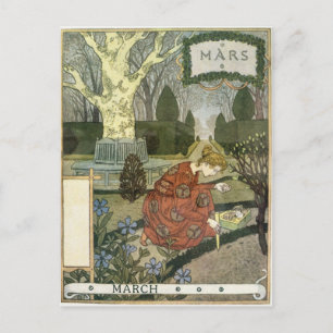 Carte Postale mars