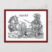 Mars Ares Dieu de la guerre Greco Roman Chariot De