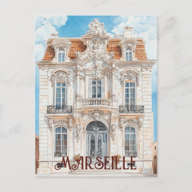 Carte Postale Marseille France Travel (Devant)