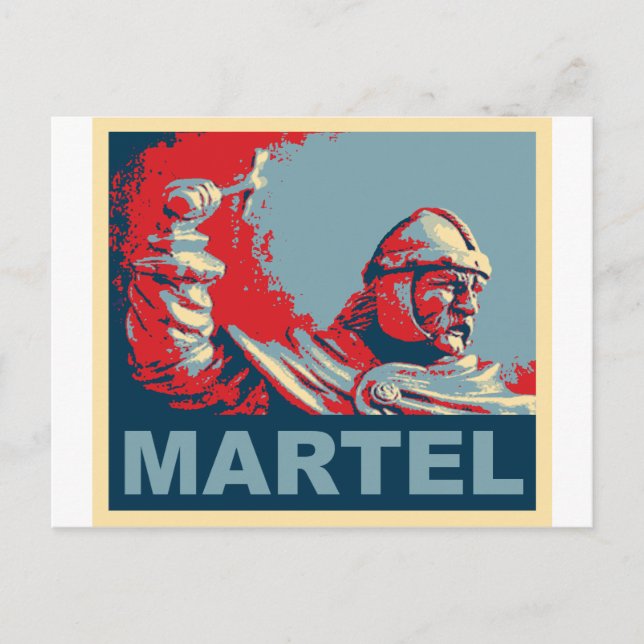 Carte Postale Martel (couleurs de l'espoir) (Devant)