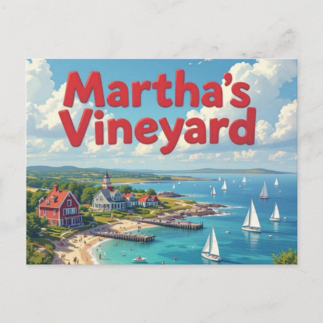 Carte Postale marthas vineyard vacation (Devant)