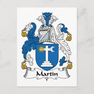 Carte Postale Martin Family Crest
