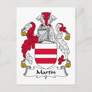 Carte Postale Martin Family Crest