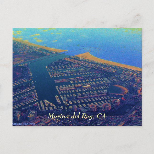 Carte Postale Martina del Rey, Marina Del Rey, CA (Devant)