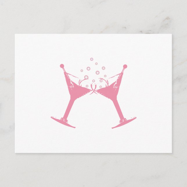 Carte Postale Martini Glass (Devant)