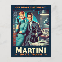 Martini Space Travel Poster SP5 : Agence de Chat N
