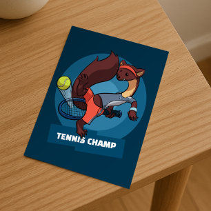 Carte Postale Martre des Pins Texte Personnalisé Tennis Tir Tric