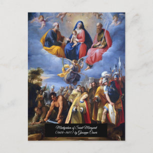 Carte Postale Martyre de Saint-Margaret