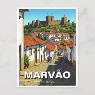 Carte Postale Marvao Portugal Travel